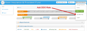 RAJASTHAN TEACHERS WEB PORTAL SIPF ADD - DDO ROLE