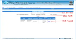RAJASTHAN TEACHERS WEB PORTAL Paymanager Employee Name Correction