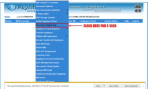 RAJASTHAN TEACHERS WEB PORTAL PAYMANAGER SALARY BILL PROCESS