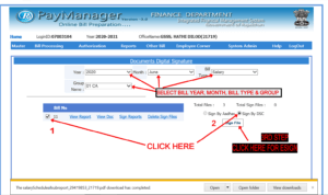 RAJASTHAN TEACHERS WEB PORTAL PAYMANAGER SALARY BILL PROCESS