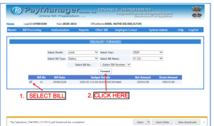 RAJASTHAN TEACHERS WEB PORTAL PAYMANAGER SALARY BILL PROCESS